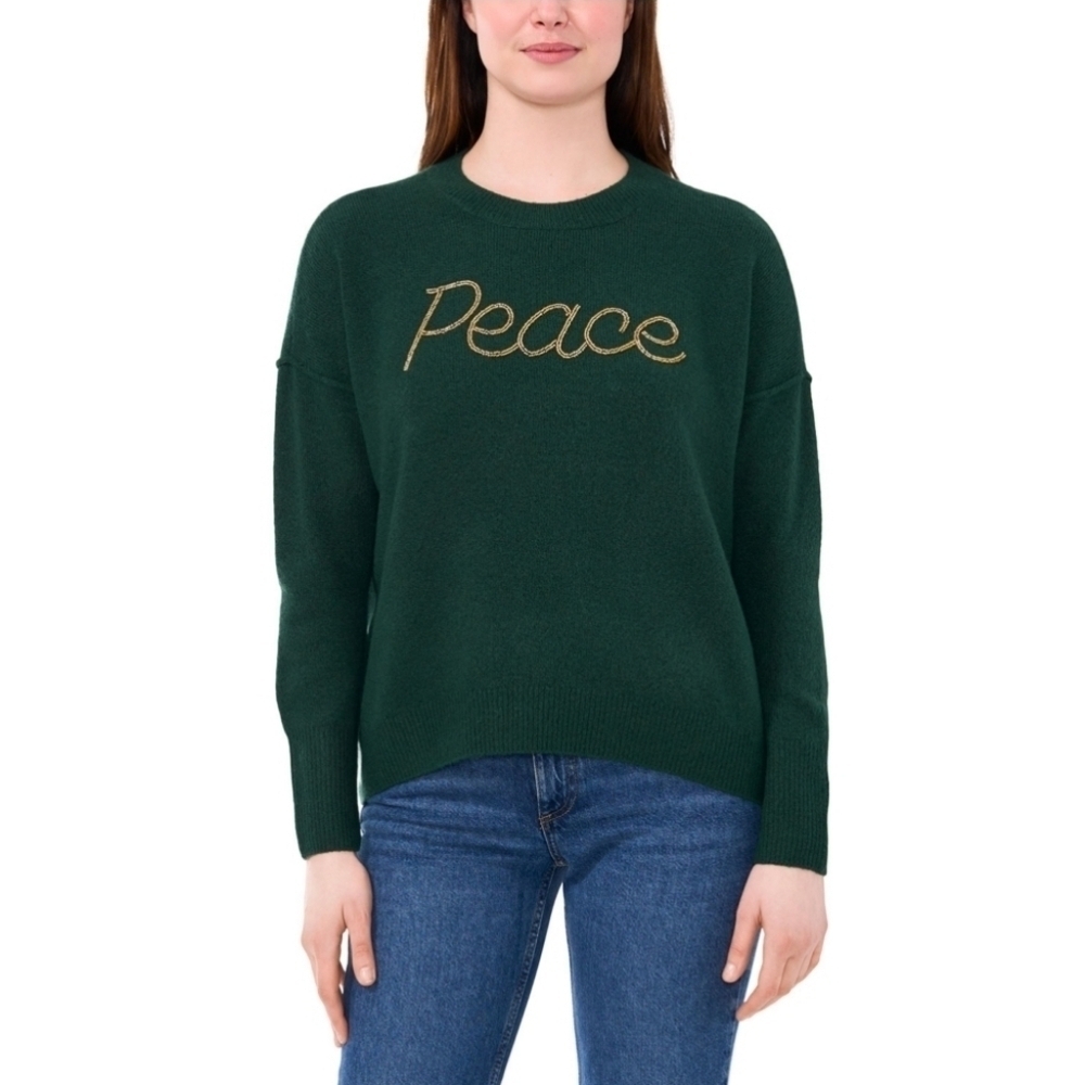 Vince Camuto Women'sa Holiday Sweater. Color: Peace. Size Small. New.Cozy Holi